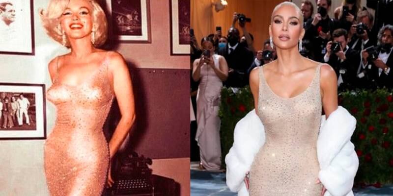 Lesionarse Inspección Unir Diseñador del vestido de Marilyn Monroe estalla contra Kim Kardashian