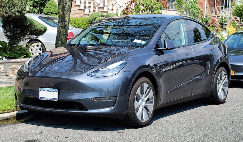 El vehículo involucrado fue uno modelo  Model Y