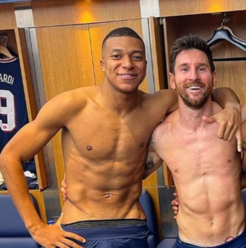 Messi y Mbappe mostraron su buena relación. / Foto: Instagram