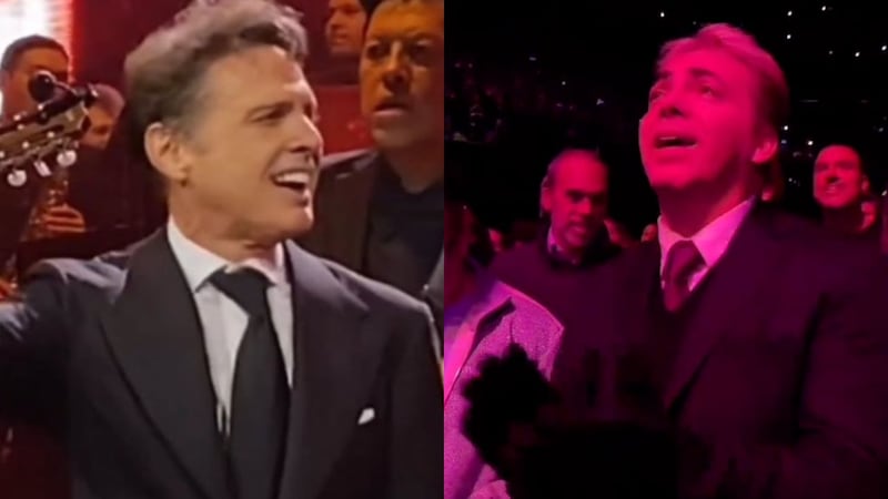 Cristian Castro es captado en concierto de Luis Miguel